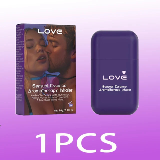 Single pack of Sensory Essence Aromatherapy Inhaler with box, ideal for enhancing couple harmony and romantic home ambiance.