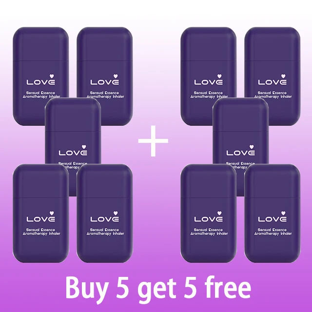 Buy 5 get 5 free Sensory Essence Aromatherapy Inhaler deal, ideal for couples seeking lasting harmony and romantic home atmosphere.