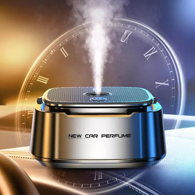 Ultrasonic Diffuser Pack - Car Aroma emitting mist, 15ml x 3 bottles, enhances car ambiance with soothing fragrance.