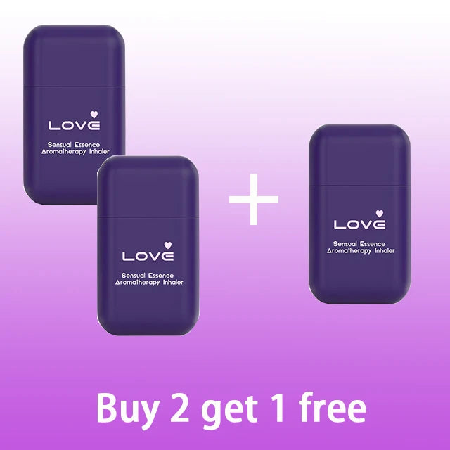 Buy 2 get 1 free Sensory Essence Aromatherapy Inhaler offer, compact and eco-friendly for enhancing intimacy and home fragrance.